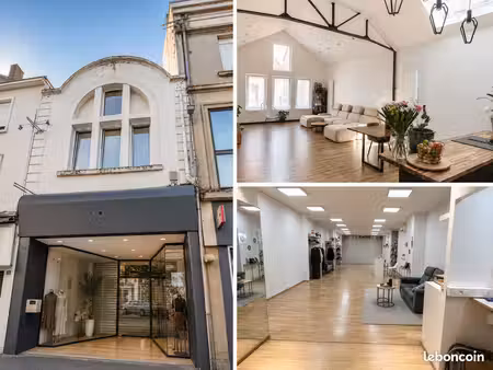 immeuble avec local commercial et loft – centre-ville
