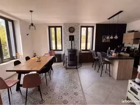 maison de village 104 m² avec terrain  garage et cave – sommant  proche autun