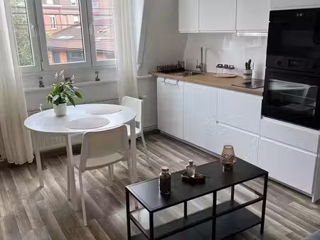 t2 meublé (chambre 26 m²) à lezennes  proche villeneuve d'ascq