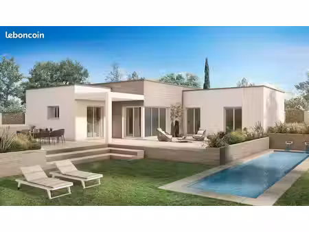 maison contemporaine 95 m² avec terrain de 529 m² à pollestres – 3 chambres et suite paren