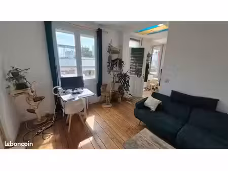 étage maison meublé 40m² + terrasse 20m² - le havre