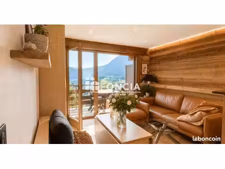 appartement t2 esprit chalet sur les hauts de saint-jean-de-sixt