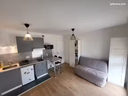 studio meublé de 24 m2 à louer - verneuil sur seine (78)