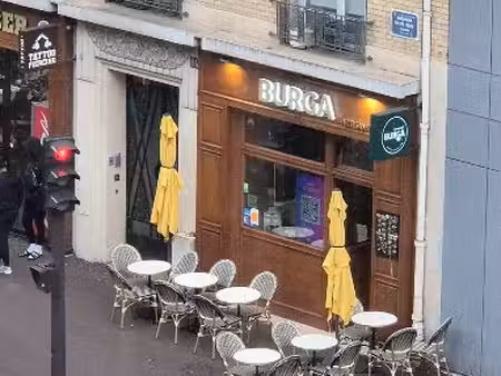 a ceder restaurant rapide burger sur place et a emporter a clichy 92