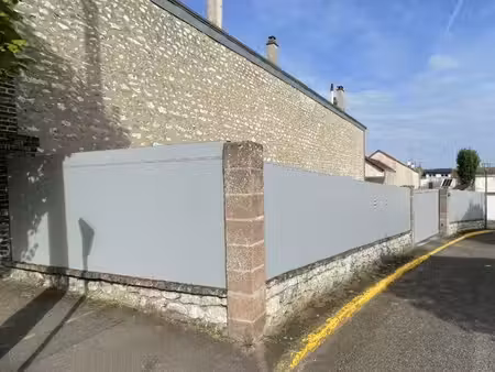 terrain constructible 445m² centre ville bonnières sur seine