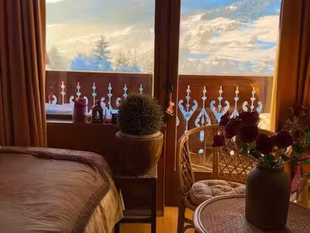 megève – 50 m² avec une vue imprenable sur le village et le mont joly