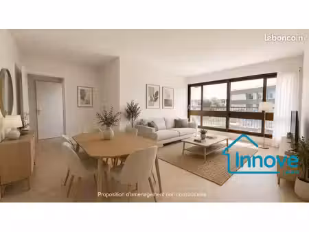 appartement 3 pièces 65 m²