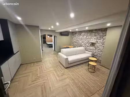 t2 excenevex meuble 49m2 rdc avec jardin