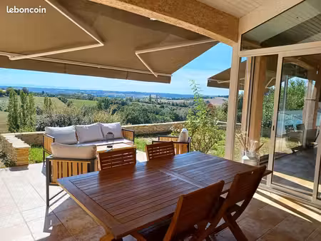 maison 136 m² avec piscine  vue imprenable pyrénées  calme absolu et grand terrain – veilh