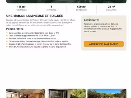 maison de 106 m2 - piolenc (84)