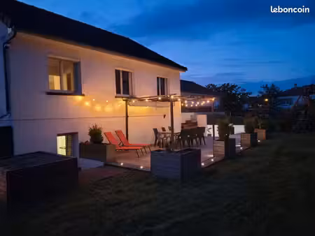 maison familiale 100m² rénovée – 4 ch – jardin 700m²