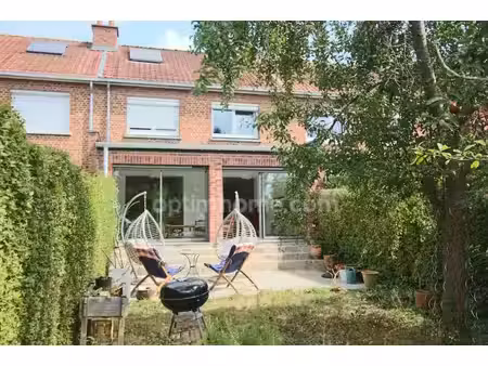 hem centre -maison rénovée avec extension  jardin sud-ouest et possibilité de garage