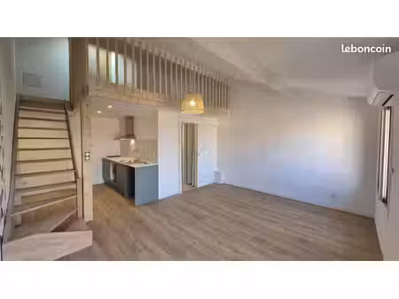 duplex 37m² - médiathèque marengo jean jaurès - 100% rénové - matériaux de qualité