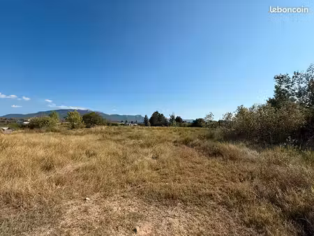 terrain 1094 m² pourrieres