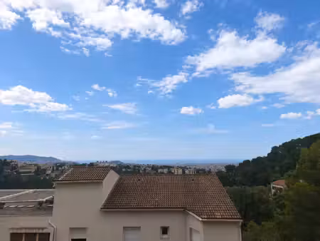 vue panoramique mer et degagee sur la ville