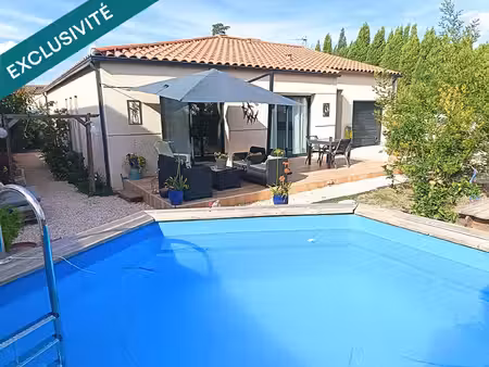 villa contemporaine de plain-pied – prestations haut de gamme – à 15 min de narbonne