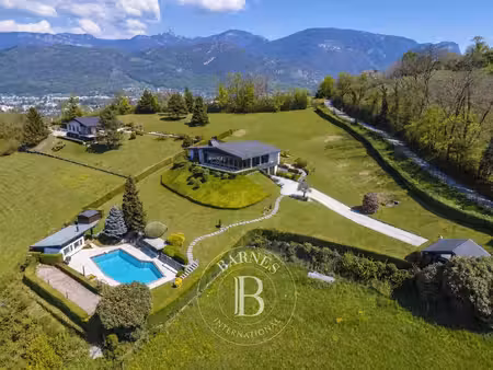 barnes aix-les-bains – barberaz– propriété d’exception – vue panoramique – 5000 m² terrain