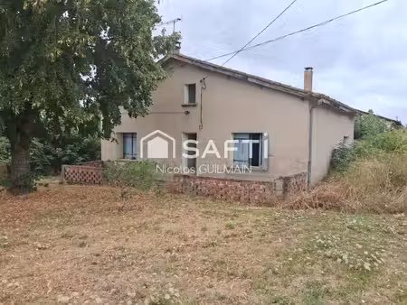 maison à rénover de 159m² sur 1 hectare de terrain