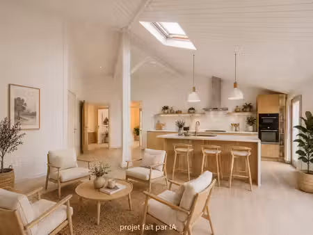 maison de 240 m2 de plain pied idéal pour créer un loft