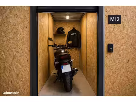 box moto / scooter 2 roue sécurisé à lons – garage individuel