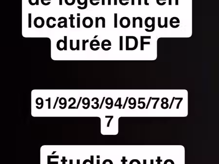 cherche maison ou appartement longue durée