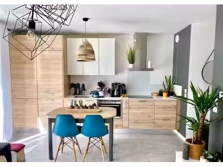 appartement meublé t2 43m2 + garage box + extérieur