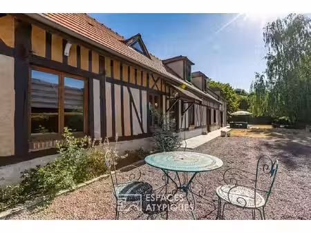 longère de caractère avec grand jardin proche de silly-tillard