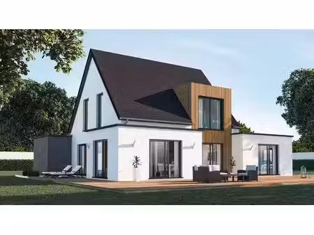 terrain avec maison neuve à vendre