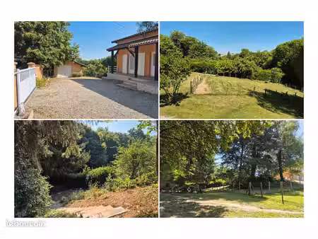 maison sans vis-à-vis  avec terrain constructible et forêt privative