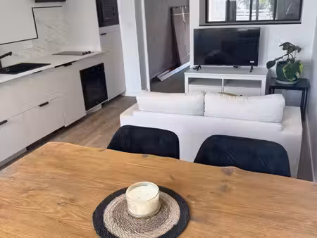 t2 meublé 45 m² rénové — plain-pied  2 terrasses & parking privé — cholet hôpital