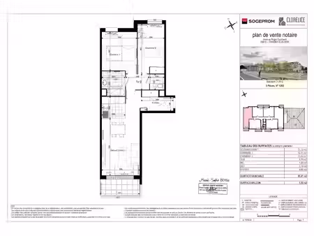 location appartement 3 pièces 65 m² à eragny sur oise (95610)  1 256 €