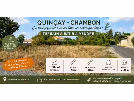terrain constructible à vendre