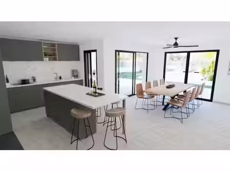terrain avec maison neuve à vendre