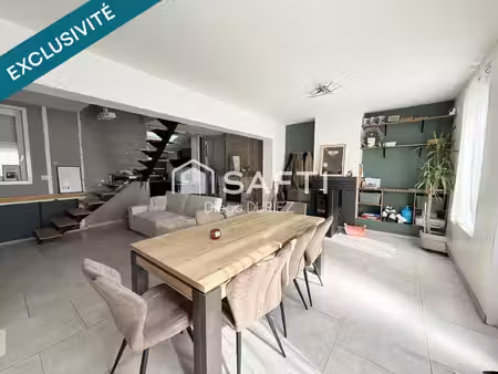 maison 95 m² + dependance 85 m² - garage- jardin