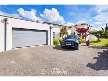 maison contemporaine d'architecte à roques sur garonne