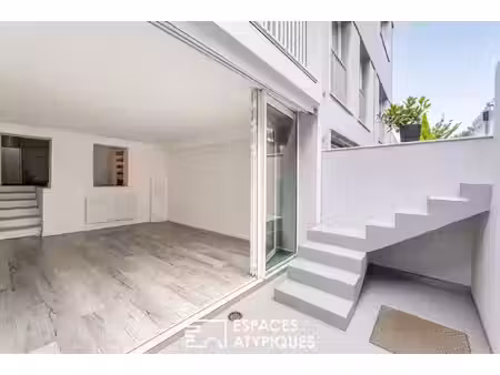 duplex contemporain au calme dans une ancienne imprimerie