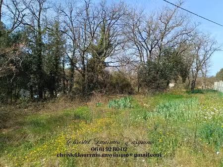 à vendre : terrain à fox-amphoux (haut-var)