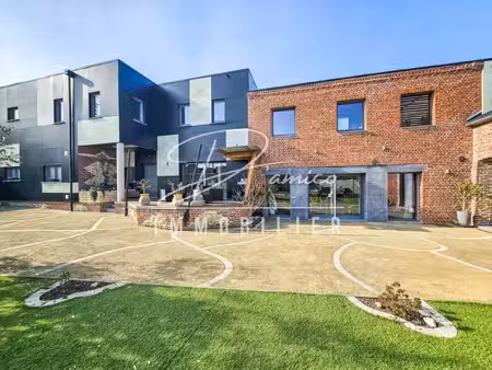 maison d'exception avec piscine et grange rénovée à haspres