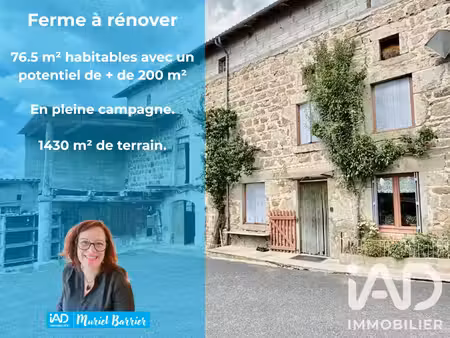 vente maison 4 pièces 76 m² églisolles (63840)