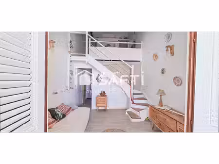 appartement t2 duplex rénové avec piscine