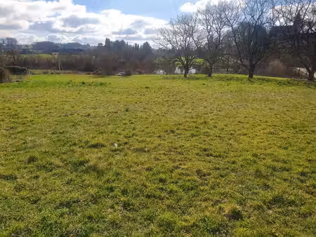 a vendre terrain plat avec vue  cu  de 3341 m2