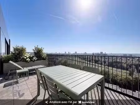 penthouse duplex lumineux avec 2 terrasses