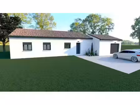 terrain avec maison neuve à vendre