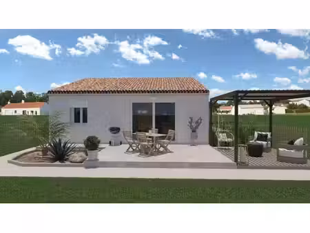 terrain avec maison neuve à vendre