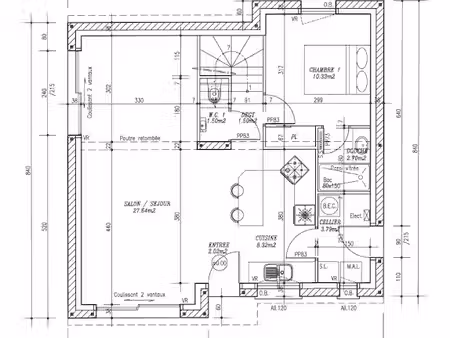 vente terrain 686 m² à lesneven (29260)  70 000 €