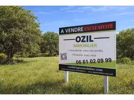 vente terrain 1560 m² à vezenobres (30360)  98 500 €