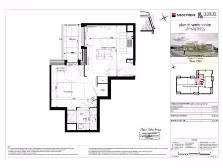 location appartement 2 pièces 43 m² à eragny sur oise (95610)  929 €