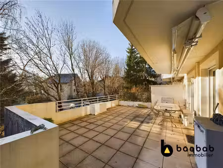 appartement t2 - meublé - terrasse - parking libre - barberaz