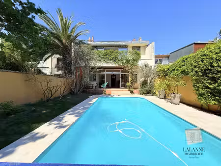 bordeaux nansouty -- maison en pierre de 243 m2 avec jardin 
