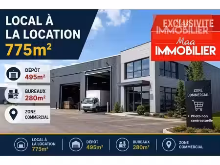 location local d’activités monistrol sur loire 43120 775m²